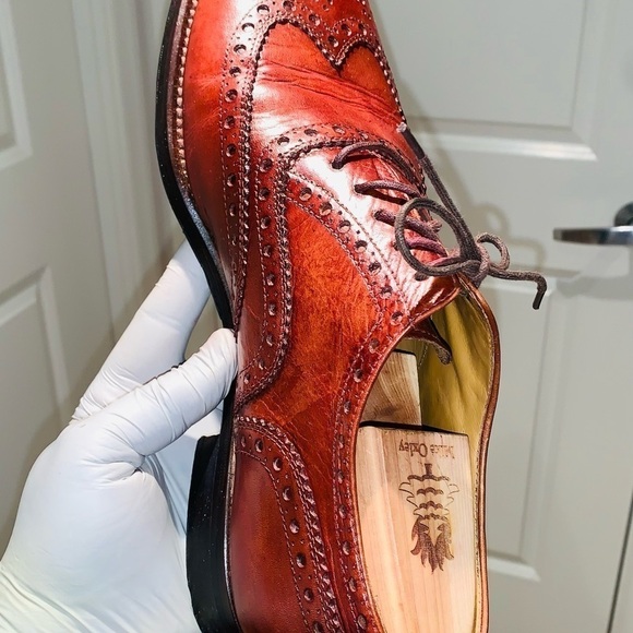 Oliver Francois Ausoni Wingtip Leather Oxfords. - Picture 14 of 14